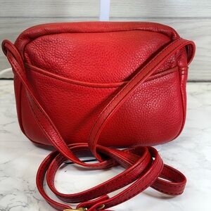 Natural Reflections Vibrant Red Crossbody Bag